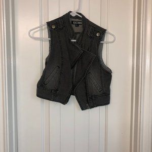 Forever 21 Black Jean Vest